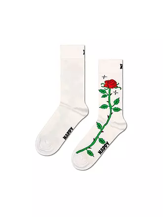 HAPPY SOCKS | Damen Socken ROSE 36-40 white | 